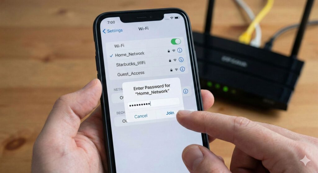 失敗3:Wifiの設定ミス